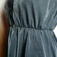 Чисто нова рокля в черно и сребристо ПРОМОЦИЯ 🍀👗S,M,L🍀👗 арт.376, снимка 6 - Рокли - 28075649