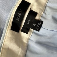 J.Crew елегантен ленен светло син панталон и елегантна стилна риза Raer , снимка 6 - Панталони - 43871878