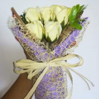 Букети със сапунени рози, снимка 5 - Изкуствени цветя - 37996844