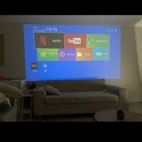 SMART Magcubic Projector HY300 4K Android 11 - нов, страхотно качество!, снимка 2 - Плейъри, домашно кино, прожектори - 43638118