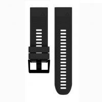 Силиконова каишка GARMIN Fenix 7, 7X черен цвят, снимка 3 - Каишки за часовници - 35579905