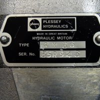 Хидромотор Plessey Hydraulic Motor GM 33, снимка 5 - Резервни части за машини - 43986706