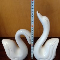 Порцеланова фигура на лебеди, снимка 9 - Антикварни и старинни предмети - 43886989