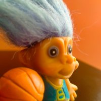 Играчка Кукла Трол Troll 6 см + коса, снимка 3 - Колекции - 40690996