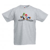 Детска тениска Супер Марио Mario & Luigi Cart, снимка 2 - Детски тениски и потници - 33089747