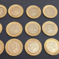 Лот от 13 бр монети по 2 паунда - Великобритания, снимка 7 - Нумизматика и бонистика - 44028626