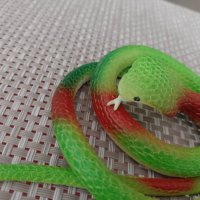 изкуствена силиконова реалистична екзотична змия, снимка 3 - Други - 39218189