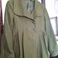 Дамско зелено палто Л/ХЛ, снимка 2 - Палта, манта - 27293994
