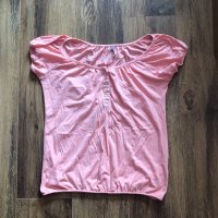 Дамска розова блузка, снимка 1 - Тениски - 32774563