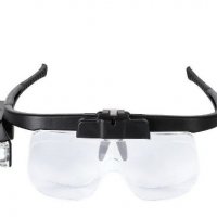Лупа за глава с лед осветление очила за четене шиене бродиране плетене Led spectacle magnifier751635, снимка 2 - Други инструменти - 37711970