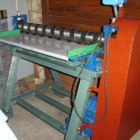 Оребряваща машина за ламарина за обшивки-ЧЕЛНИ И ПОКРИВНИ НА СГРАДИ