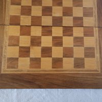 #1 Стар дървен шах , настолен шах , снимка 8 - Антикварни и старинни предмети - 43085436