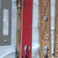 дръжки за врата и брава, нови, комплект, масивен метал, ретро и красиви, снимка 3 - Други - 36992681