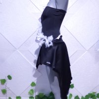 Детска рокля за латино танци в черно и бяло, снимка 9 - Детски рокли и поли - 38925800