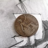 Монета - Великобритания - 1 пени | 1912г., снимка 1 - Нумизматика и бонистика - 28327572
