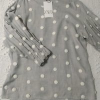 НОВА ZARA елегантна дамска блуза – размер М , снимка 2 - Блузи с дълъг ръкав и пуловери - 32260916