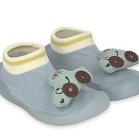 Бебешки боси обувки Befado, Сини с коли, снимка 1 - Детски обувки - 43535645
