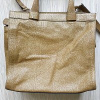 Coccinelle бежова кожена чанта, снимка 10 - Чанти - 35290188