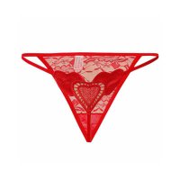P191 Червена прашка с бродерия. Секси прашки. Еротична прашка за жени. Сексапилни прашки в червено, снимка 6 - Бельо - 43126129