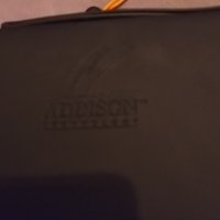 Адисон маркова кожена чанта промазан плат за дискове 20броя с цип, снимка 3 - CD дискове - 43397754