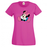 Дамска тениска Minnie Mouse 5 Подарък,Изненада,Рожден ден,, снимка 1 - Тениски - 36530772