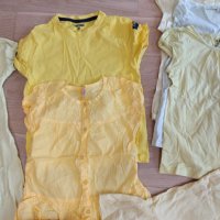 Жълт лот от блузки и рокли 6-7г, снимка 4 - Детски тениски и потници - 36909649