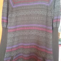 дълга цветна туника плетиво Mango , снимка 1 - Блузи с дълъг ръкав и пуловери - 26550188