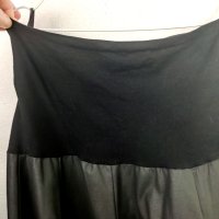 Zwarte canvas rok L, снимка 5 - Поли - 43104845