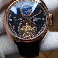 Мъжки луксозен часовник Patek Philippe Tourbillon Cle de PATEK, снимка 4 - Мъжки - 32796925