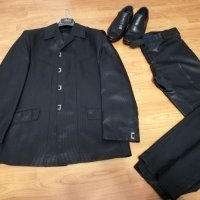 Мъжки черен костюм, снимка 3 - Костюми - 35152168
