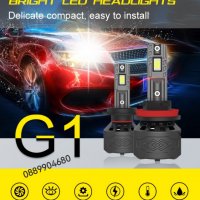 Лед Крушки G1 *LED CANBUS* H1 H4 H7 H8 H9 H10 H11 H13 H27, снимка 3 - Аксесоари и консумативи - 38652415