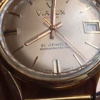 швейцарски позлатен часовник Vialux super 21jewels , снимка 6 - Мъжки - 44094424