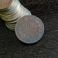 Монета - Италия - 10 чентесими | 1894г., снимка 1 - Нумизматика и бонистика - 29039734