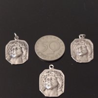 Сребърни медальони, плочки ,висулки , снимка 3 - Колиета, медальони, синджири - 37675147