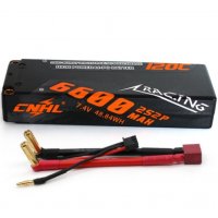 Продавам Li-Po батерии CNHL 2s 7.4V 6.6Ah (6600mAh) 120C за автомодели, снимка 1 - Друга електроника - 35394399