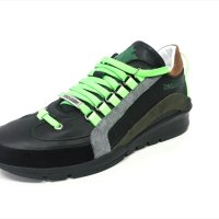 Мъжки обувки Dsquared Black/Green !!!, снимка 6 - Маратонки - 44032970