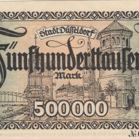 500000 марки 1923, Германия(Дюселдорф), снимка 1 - Нумизматика и бонистика - 35403767