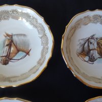 Шест  купички Porcelaine CNP - Compagnie Nationale de Porcelaine de Luxe France- Франция – 1960г., снимка 4 - Сервизи - 42951640