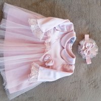 Лот официална рокличка+ обувки Мayoral, снимка 6 - Бебешки рокли - 43284948
