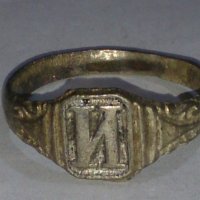 Стар пръстен над стогодишен сачан - 66681, снимка 2 - Антикварни и старинни предмети - 29005590