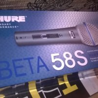 shure beta sm58s-profi microphone-внос швеицария, снимка 3 - Микрофони - 27576025