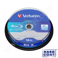 Оптичен диск BD-R Verbatim 25GB 6X опак. 10бр., снимка 1 - CD дискове - 33603651