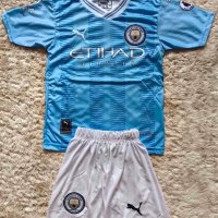 ПОСЛЕДНА БРОЙКА!! Детско - юношески футболен екип Манчестър Сити Холанд Manchester City Haaland , снимка 1 - Детски комплекти - 44138781