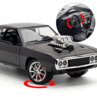 1:24 Метални колички: 1970 Dodge Charger R/T Muscle (Fast & Furious), снимка 6 - Колекции - 44859101