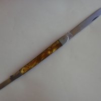 Стар български джобен нож "Буковец" старо ножче българско социализъм, снимка 4 - Ножове - 43505263
