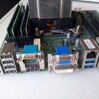 Марково дъно FUJITSU Q87+процесор i34160+охладител+памет12gb LGA1150  , снимка 2 - Дънни платки - 43199161