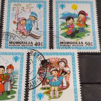 Пощенски марки чиста комплектна серия Детство Монголия редки за колекция - 22570, снимка 4 - Филателия - 36651847