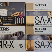 TDK SA-X ; TDK AR-X аудиокасети, снимка 1 - Аудио касети - 40454635