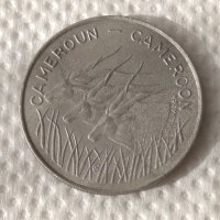 100 франка 1975 г . Камерун, снимка 2 - Нумизматика и бонистика - 44139928