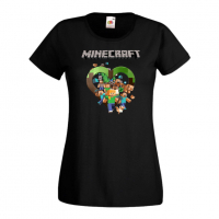 Дамска тениска Minecraft 5 Minecraft,Игра,Забавление,подарък,Изненада,Рожден Ден., снимка 2 - Тениски - 36520829